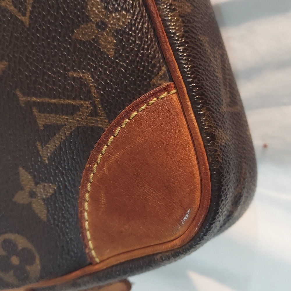 LOUIS VUITTON Marly Dragonne GM Clutch Hand Bag Monogram Brown - Picture 5 of 14